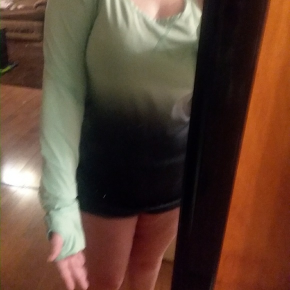 Maurices Tops - Blue/Mint green Dark Blue on bottom. I long sleeve